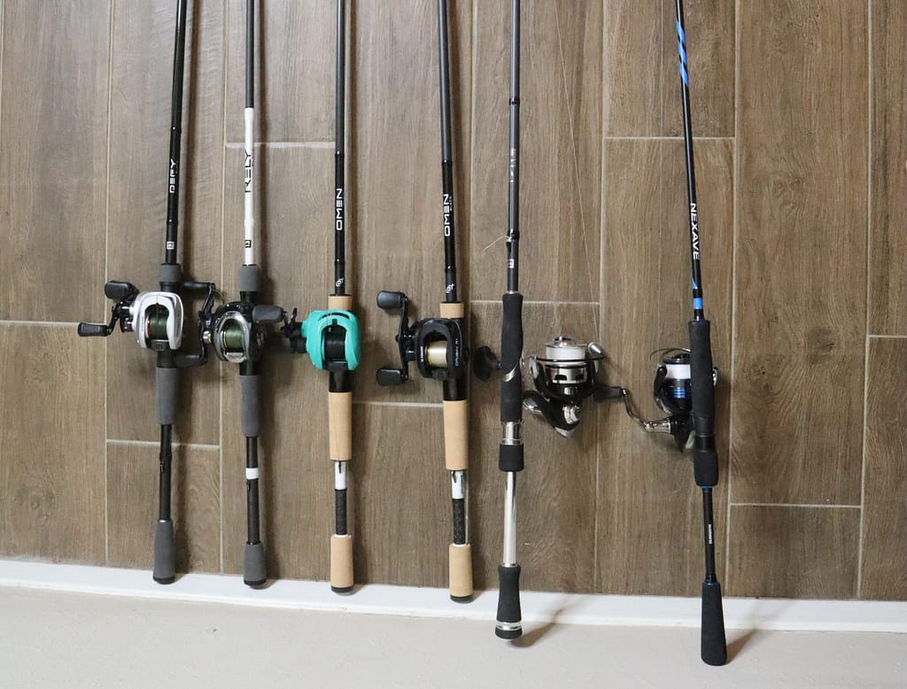 The 6 fishing rods I use for kayak tournaments
